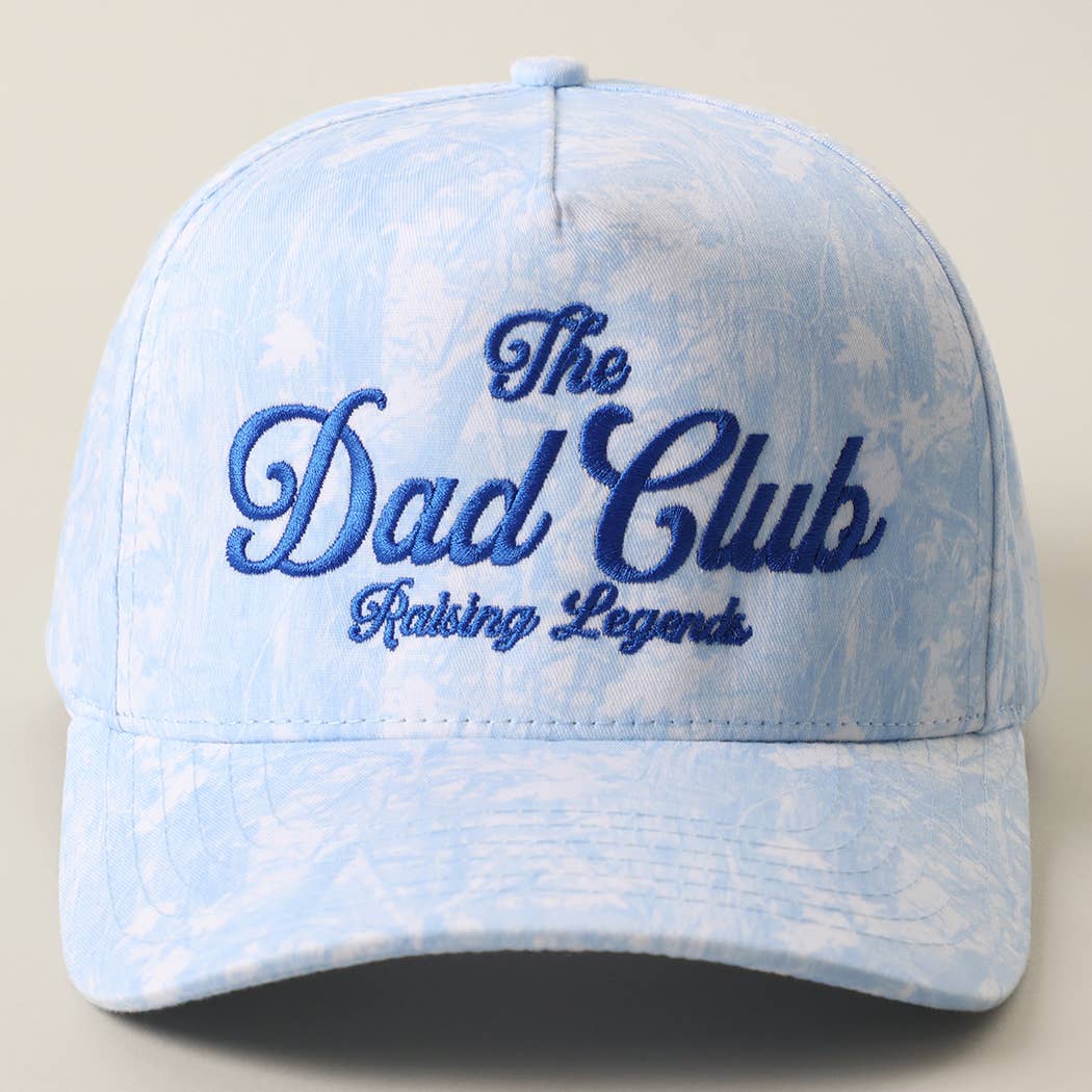 Fashion City - THE DAD CLUB RAISING LEGENDS Embroidery Camo Trucker Hat