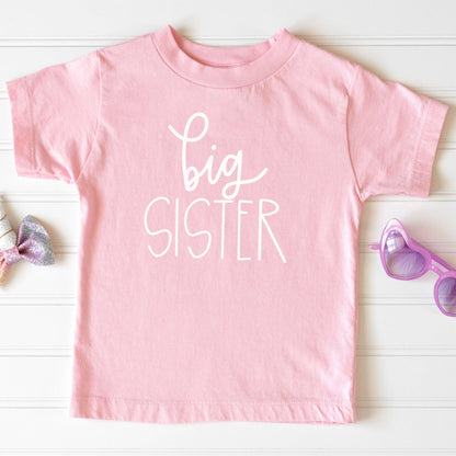 Cuddle Sleep Dream - Big Sister, script style | Pink Tshirt