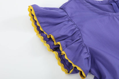 Lil Cactus - Purple, Green and Gold Mardi Gras Dress