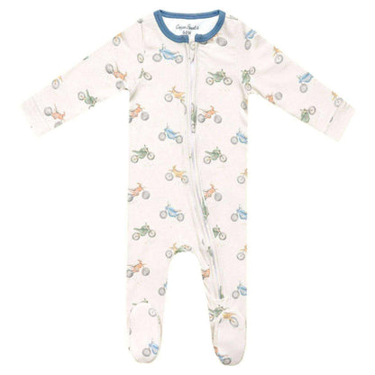 Copper Pearl - Zip-Up Footie Pajama - Ryder