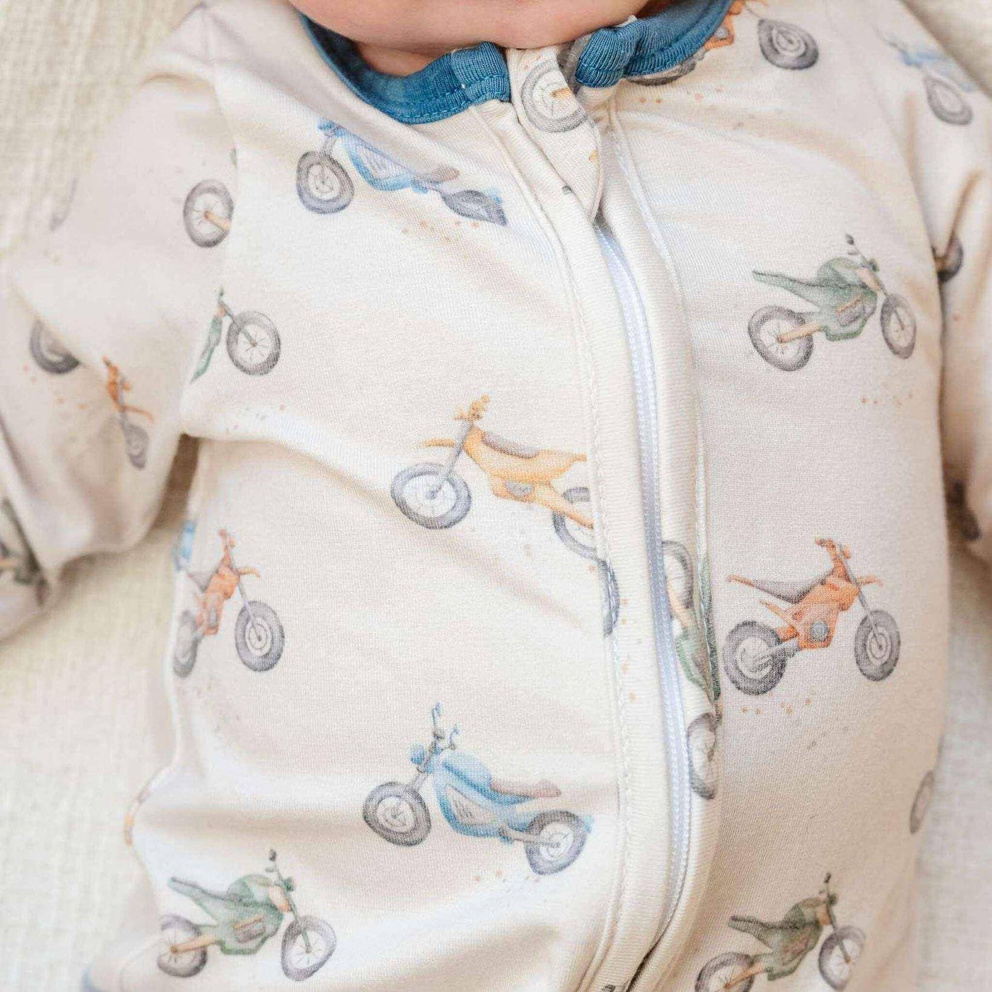 Copper Pearl - Zip-Up Footie Pajama - Ryder