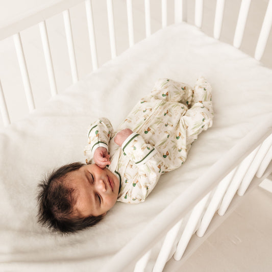 Magnolia Baby Mallard's Pond Moss Zip Footie