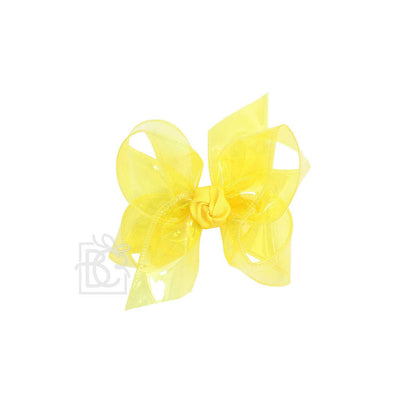 Beyond Creations, LLC - WATERPROOF BOWS ON ALLIGATOR CLIP 4.5"