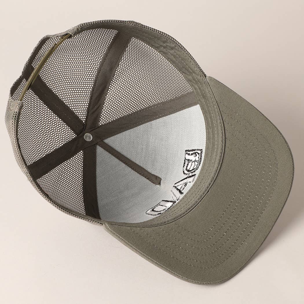 Fashion City - Thumbs Up Dad Father's Day Gift Mesh Back Embroidered Cap