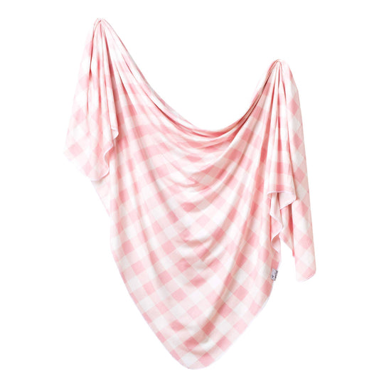 Copper Pearl - Knit Swaddle Blanket - London