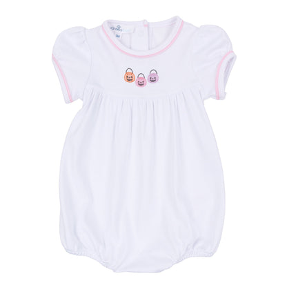 Magnolia Baby Pumpkin Party Short Sleeve Bubble - Pink