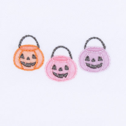 Magnolia Baby Pumpkin Party Short Sleeve Bubble - Pink