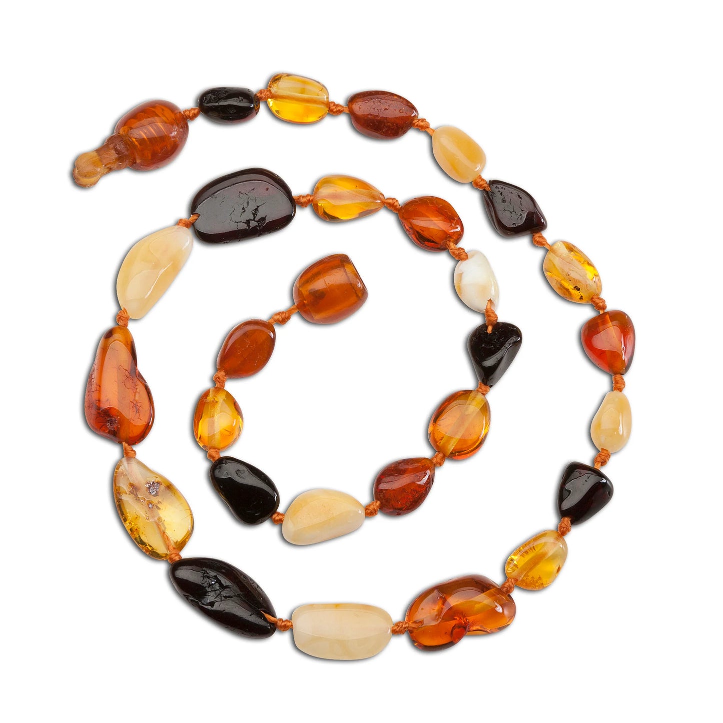 Cherished Moments Amber Teething Necklace for Teething Babies or Toddlers (Multi)