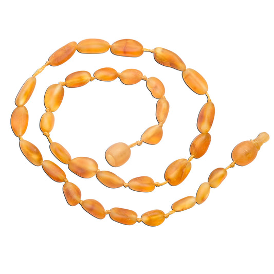 Cherished Moments Amber Teething Necklace for Teething Babies and Toddlers (Honey)