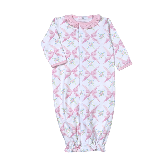 Baby Loren Pink Bows Pima Converter