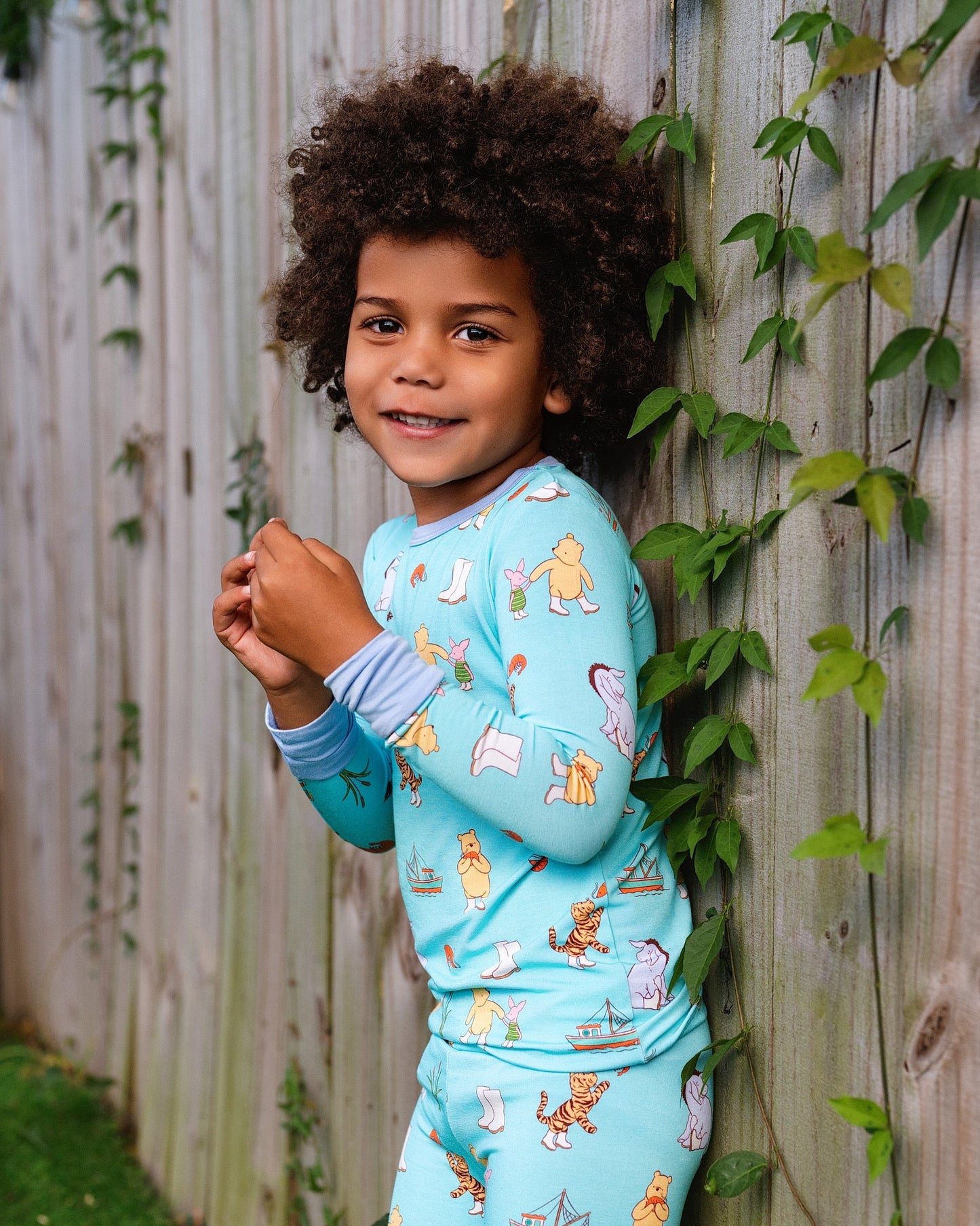 Pearls and Pelicans Pooh on the Bayou Two-Piece Long Set