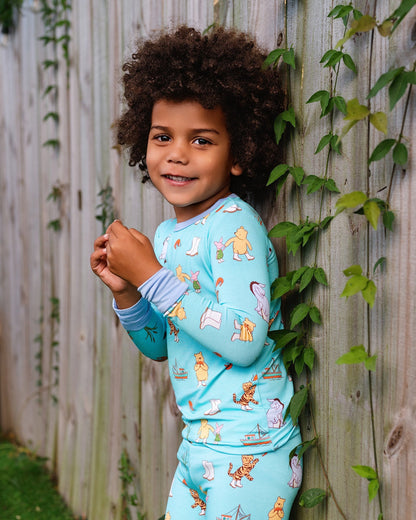 Pearls and Pelicans Pooh on the Bayou Two-Piece Long Set
