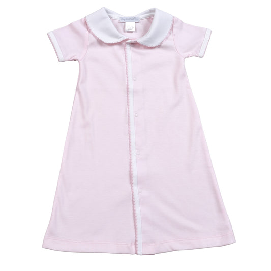 Baby Loren Pink Pima Gown