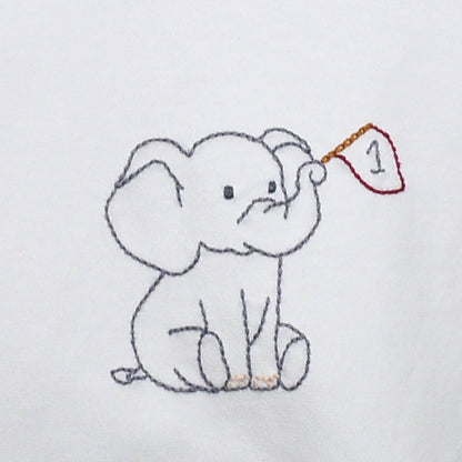 Southern Saturday Elephant w/ Flag Crimson/Grey T-shirt