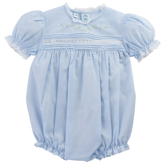 Feltman Brothers Floral Bullion & Lace Romper