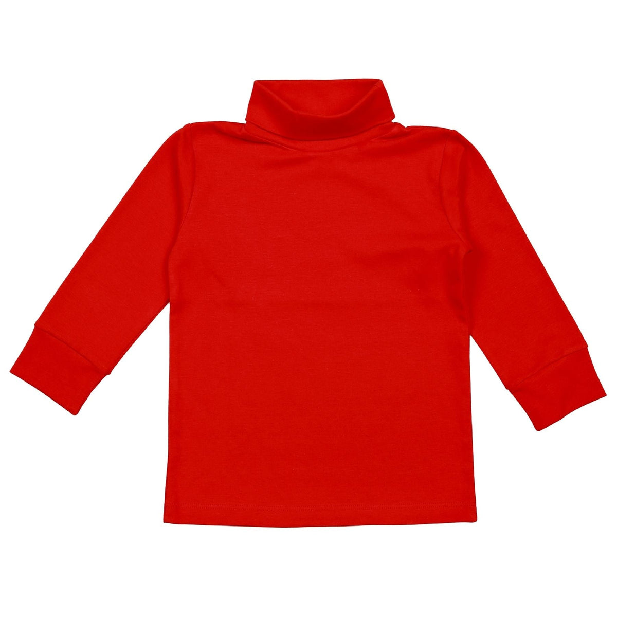 Baby Loren Red Pima Turtleneck