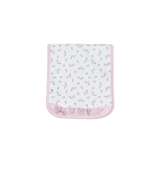 Baby Loren Bella Pink Floral Pima Burping Pad OS