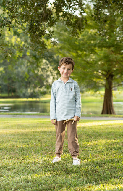 Trotter Street Kids Deer 1/4 Zip Pullover