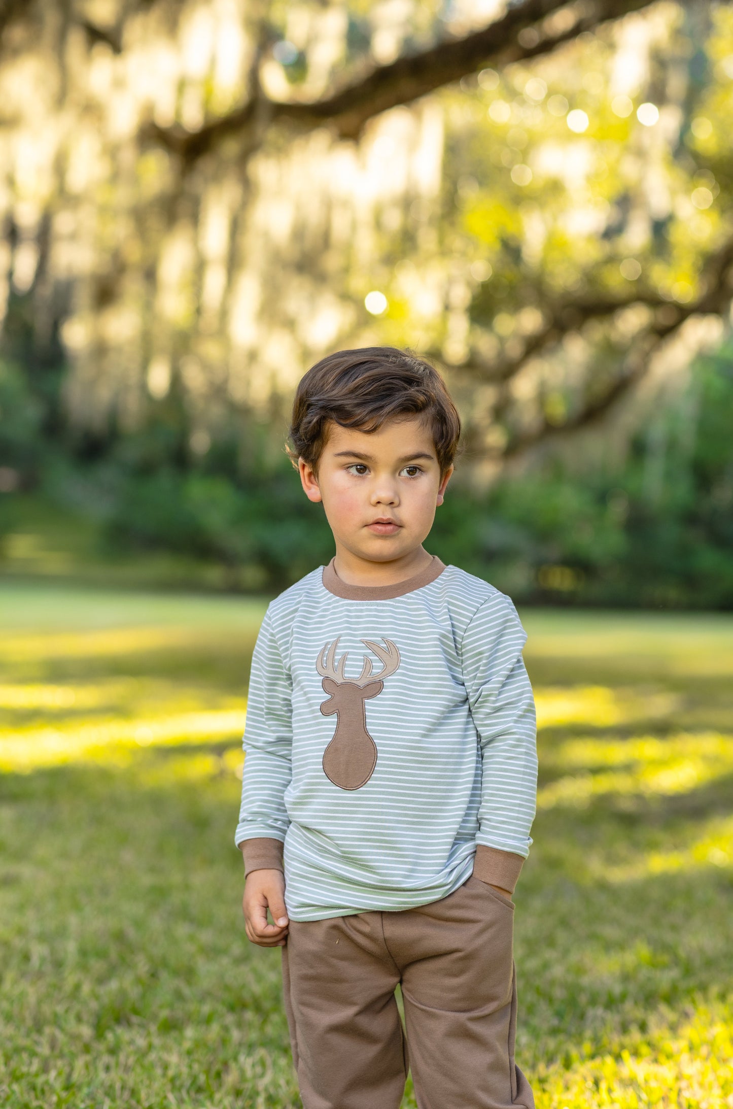 Trotter Street Kids Deer Pant Set