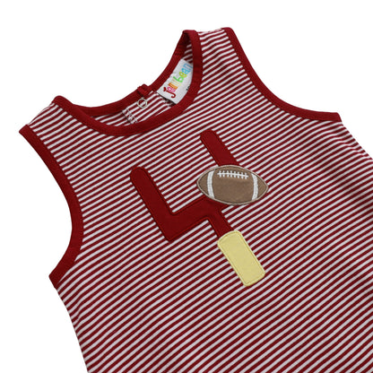 Smock Candy Down, Set, Hut Bubble - Crimson Stripe