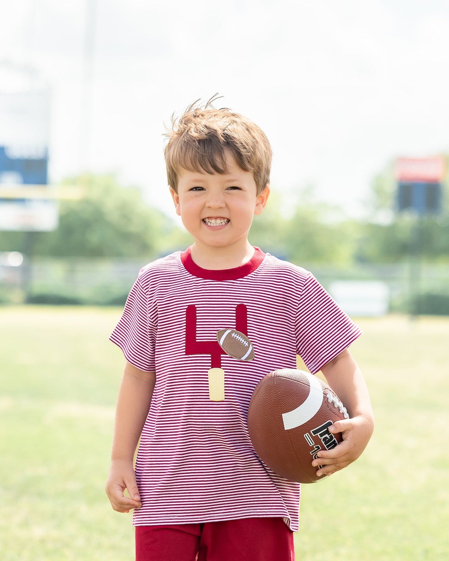 Smock Candy Down, Set, Hut Shirt - Crimson Stripe