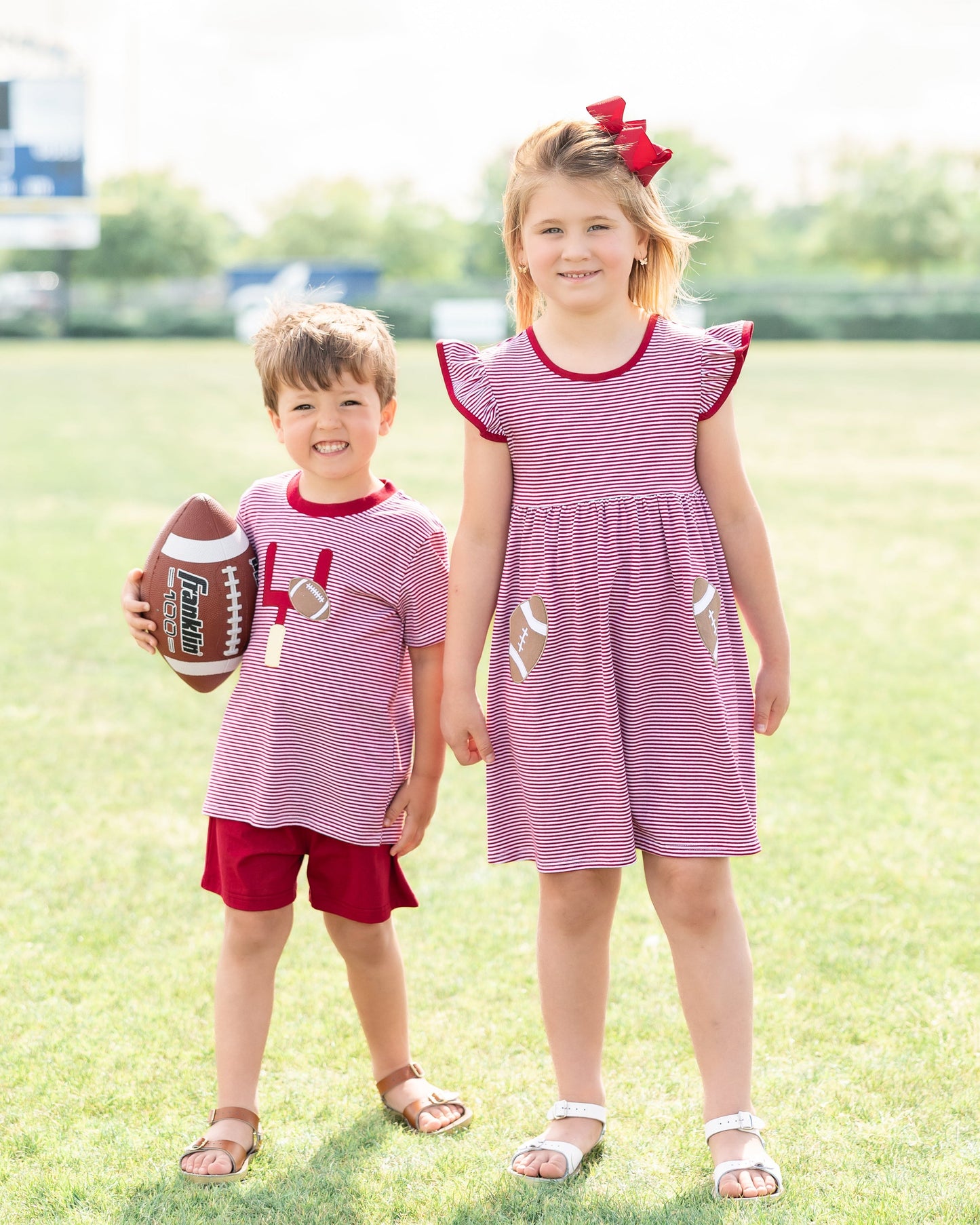 Smock Candy Down, Set, Hut Shirt - Crimson Stripe