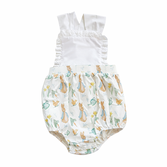 City Beautiful Rabbit Garden Print Girl Bubble