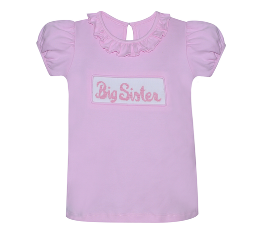 Big Sister Shirt Smocked