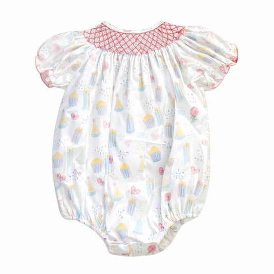 City Beautiful Smocked Birthday Girl Bubble