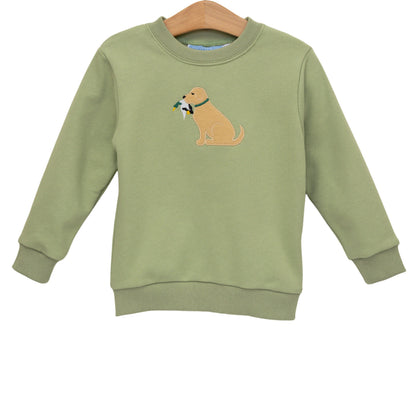 Trotter Street Kids French Terry Pullover - Dog