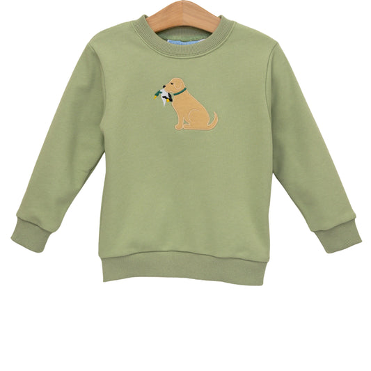 Trotter Street Kids French Terry Pullover - Dog