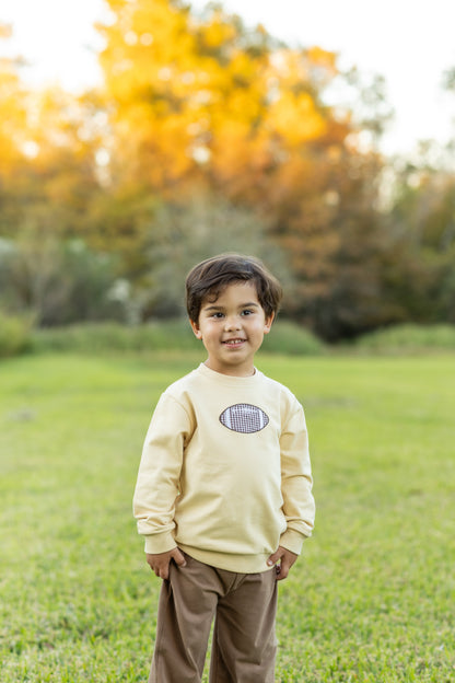 Trotter Street Kids French Terry Pullover - Football