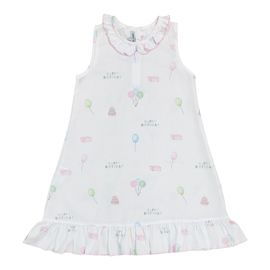 Happy Birthday Print Gown