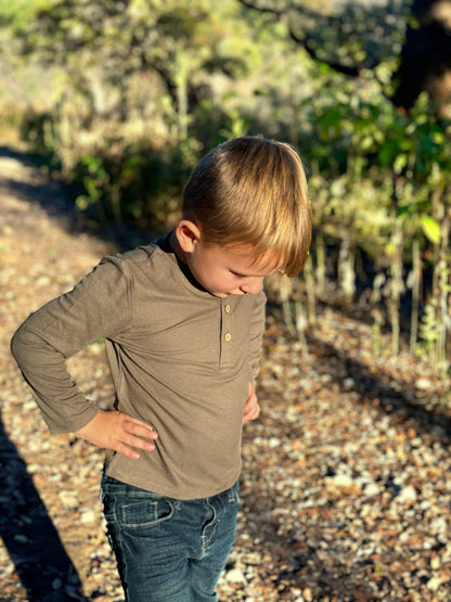 Adams Ribbed Henley Green