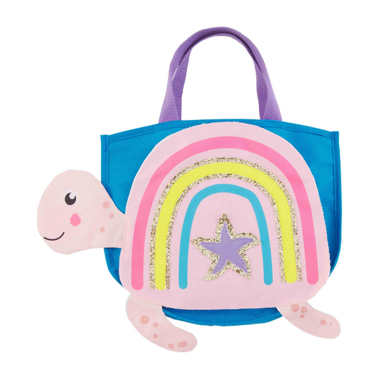 Mudpie Girl Turtle Beach Tote with Toys