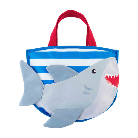 Mudpie Shark Beach Tote with Toys