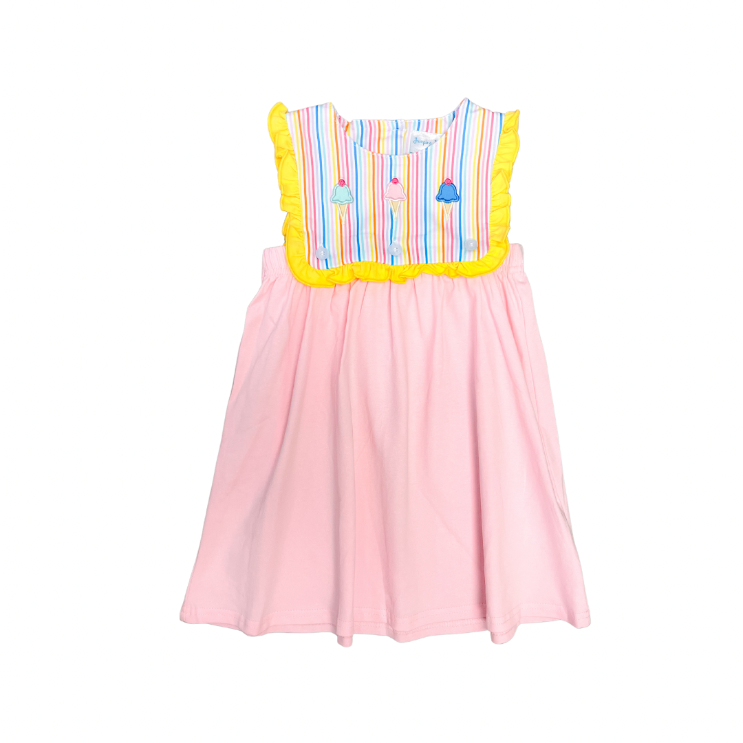 Jumping Jolly Girls Ice Cream Dress