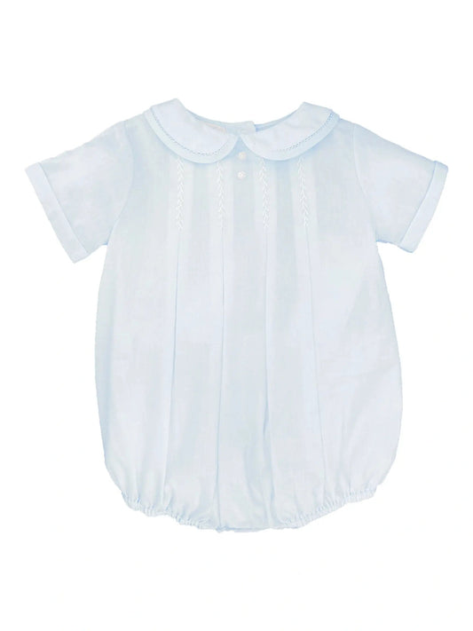 Petit Ami Blue Romper with Hat