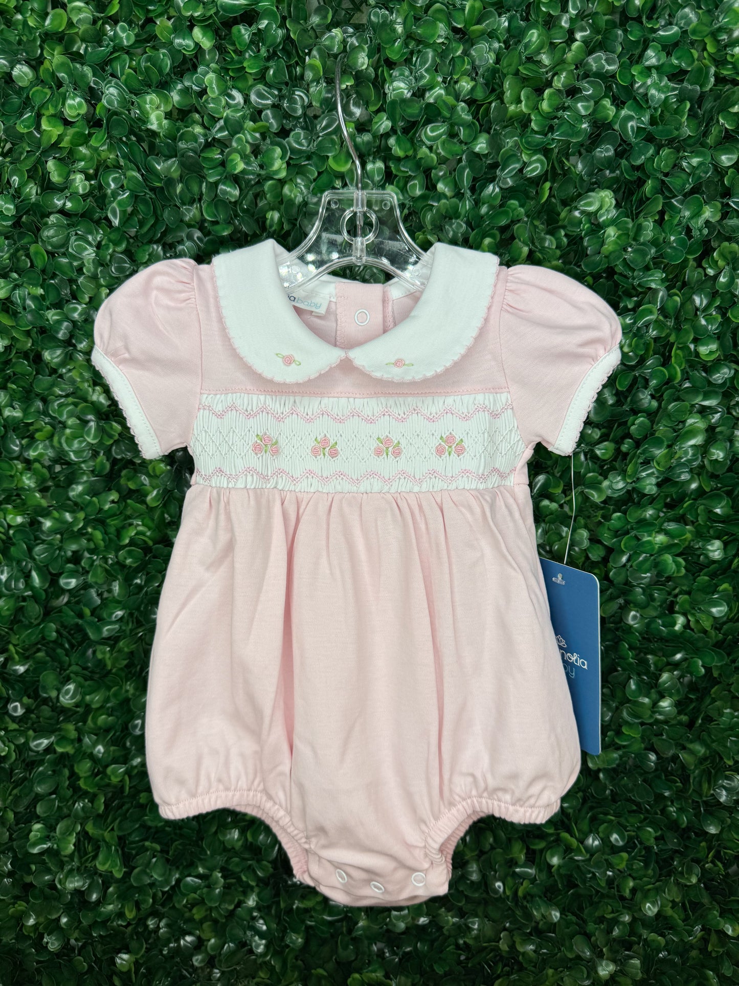 Magnolia Baby Emily Smocked Bubble