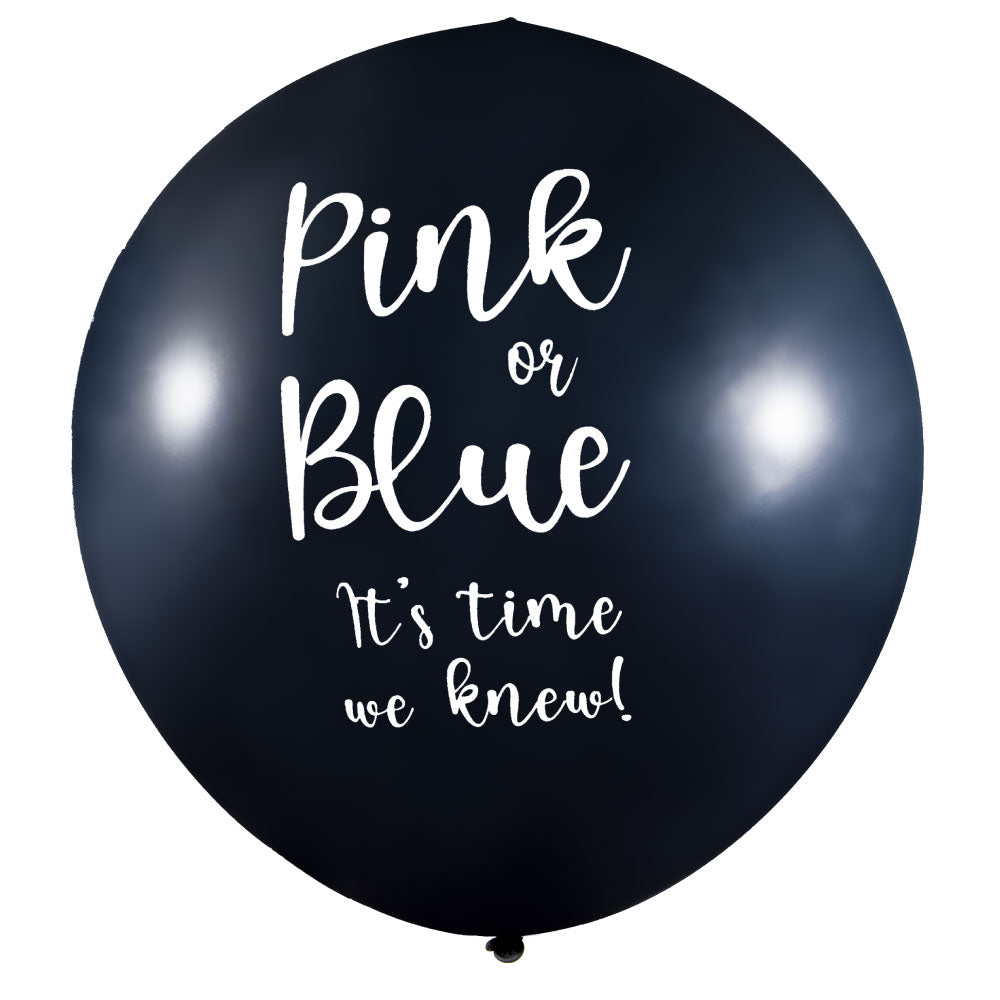 Gender Reveal Surprise Pink or Blue It's Time We Knew!