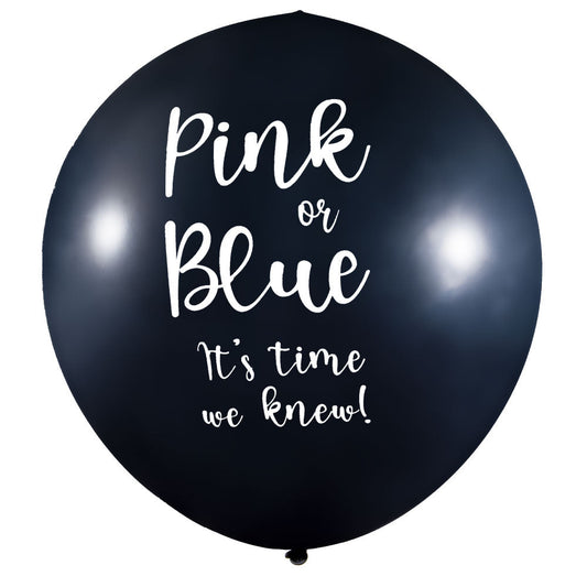 Gender Reveal Surprise Pink or Blue It's Time We Knew!