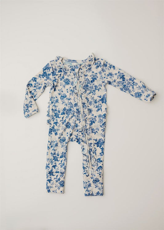 Rockin Royalty Blue Bell Bliss Footie
