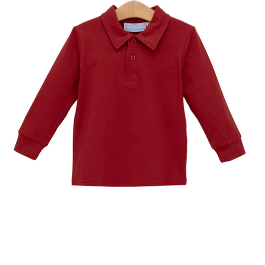 Trotter Street Kids Jackson Polo - Burgundy