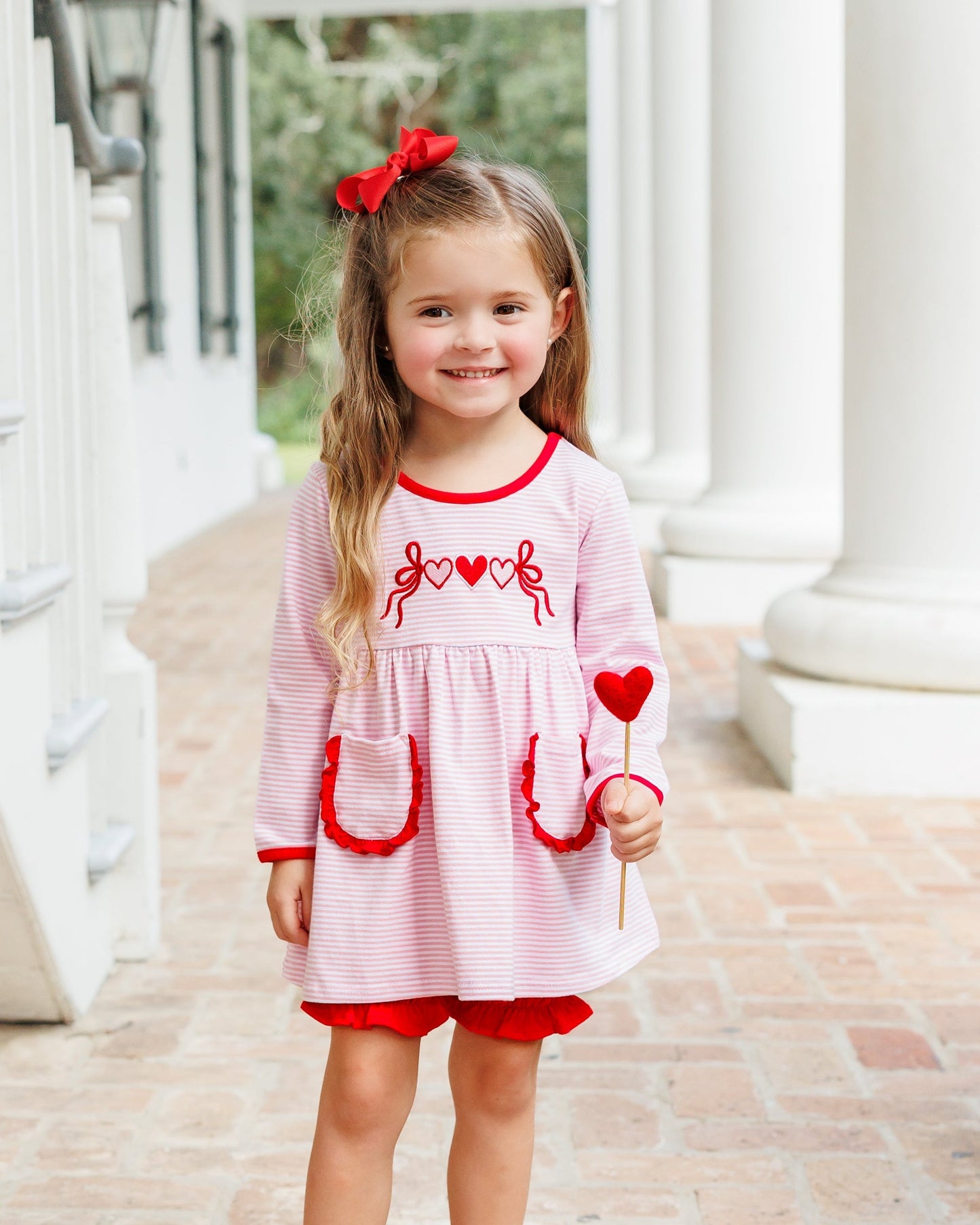 Jellybean by Smock Candy Heart Garland Bloomer Set