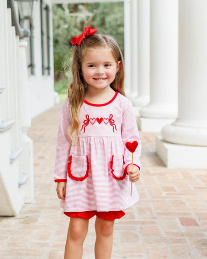 Jellybean by Smock Candy Heart Garland Bloomer Set