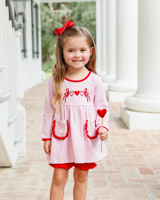 Jellybean by Smock Candy Heart Garland Bloomer Set