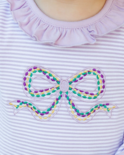 Jellybean by Smock Candy Bon Temps Bow Ruffle Romper