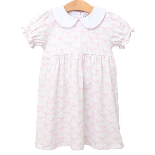 Pink Trellis Charlotte Dress