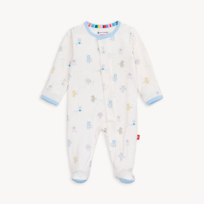 Blue Baby Beats Modal Footie