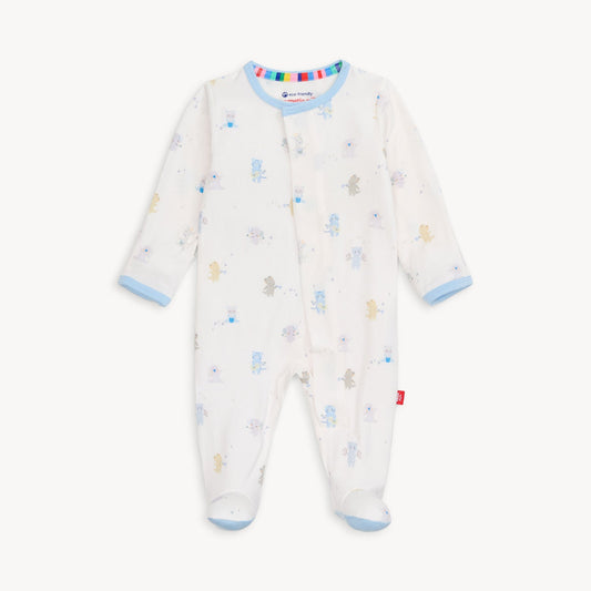 Blue Baby Beats Modal Footie